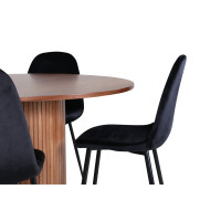 Produktbild för Bianca Matbord med Polar Stolarna