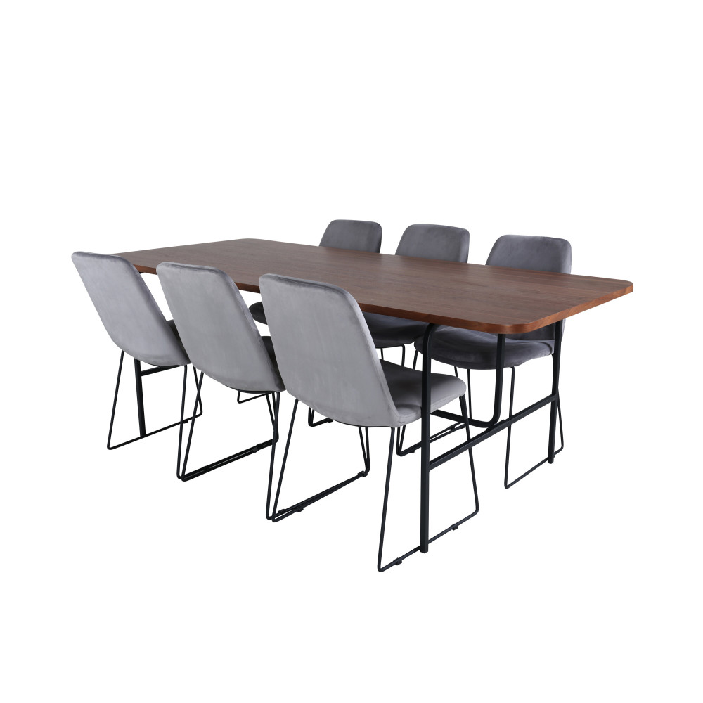 Produktbild för Uno Matbord med Muce Stolarna