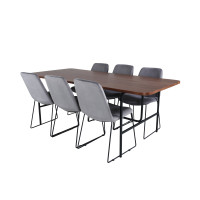 Produktbild för Uno Matbord med Muce Stolarna