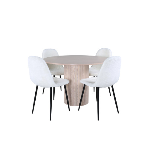 Venture Home Bianca Matbord med Polar Stolarna