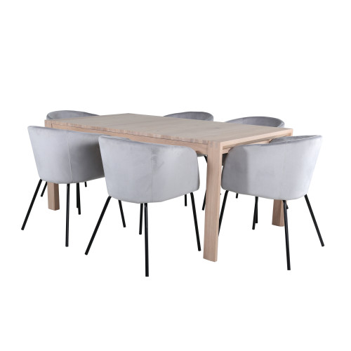 Venture Home Slider Matbord med Berit Stolarna