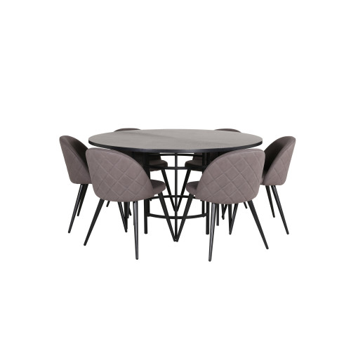 Venture Home Copenhagen Matbord med Velvet Stolarna