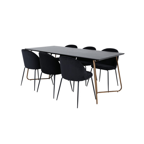 Venture Home Petra Matbord med Wrinkles Stolarna