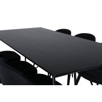 Produktbild för Petra Matbord med Velvet Stolarna