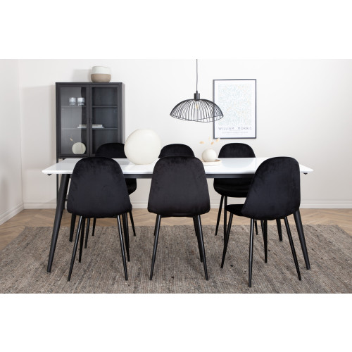Venture Home Jimmy Matbord med Polar Stolarna