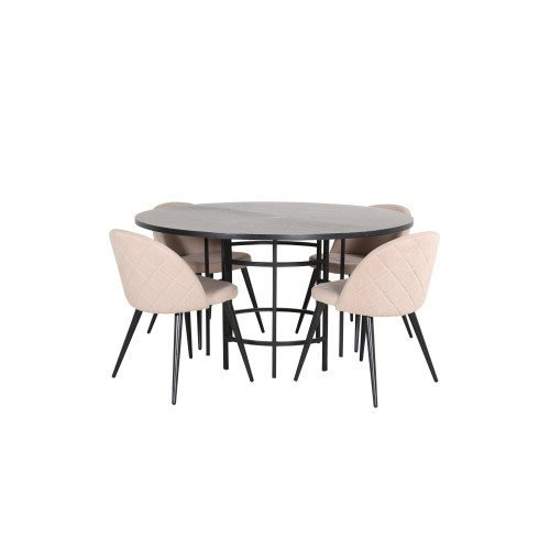 Venture Home Copenhagen Matbord med Velvet Stolarna