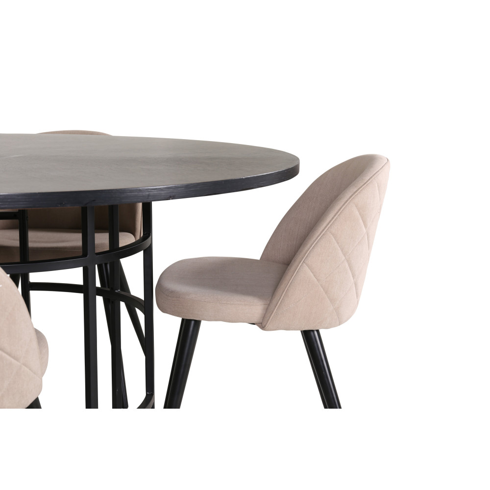 Produktbild för Copenhagen Matbord med Velvet Stolarna