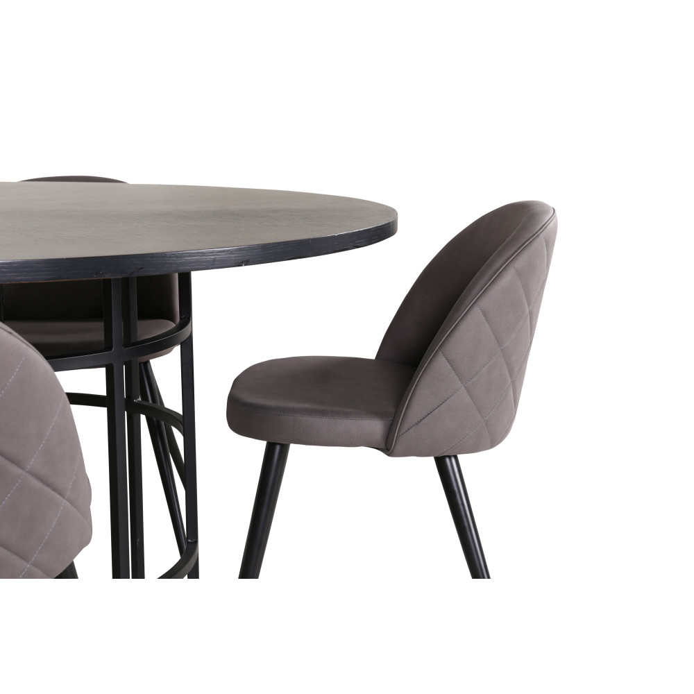 Produktbild för Copenhagen Matbord med Velvet Stolarna