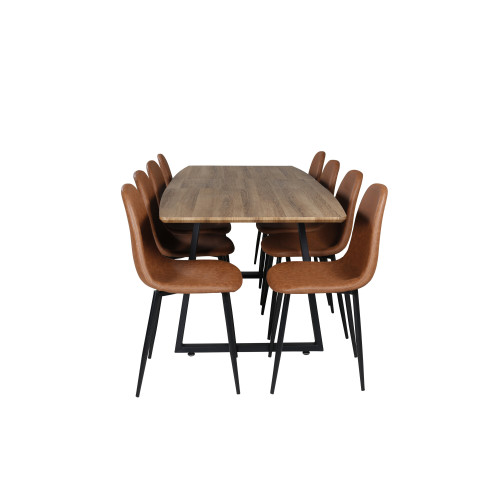 Venture Home Inca Matbord med Polar Stolarna