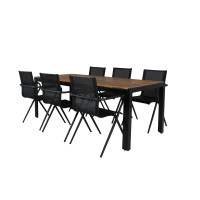Produktbild för Bois Matbord med Alina Stolarna