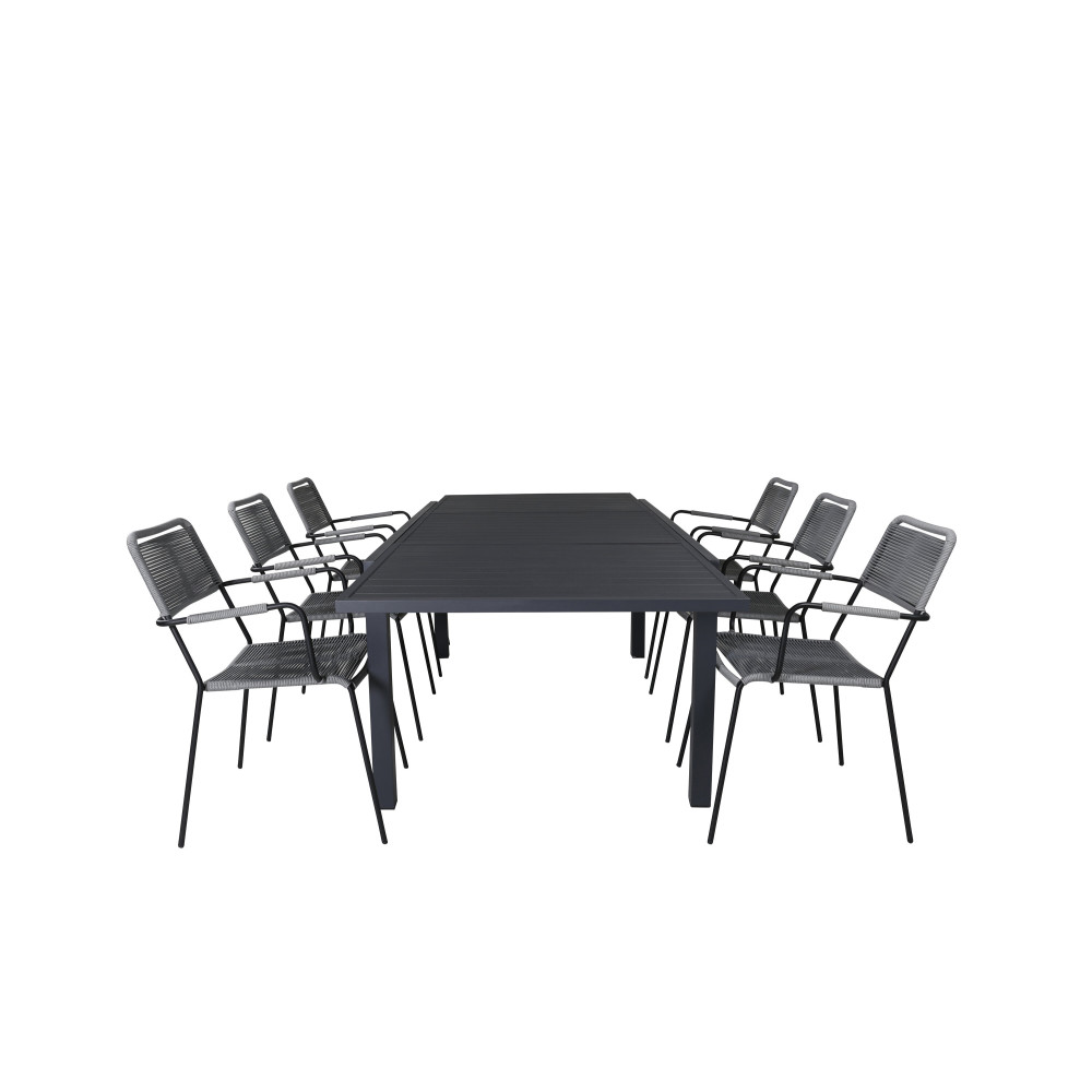 Produktbild för Marbella Matbord med Lindos Stolarna