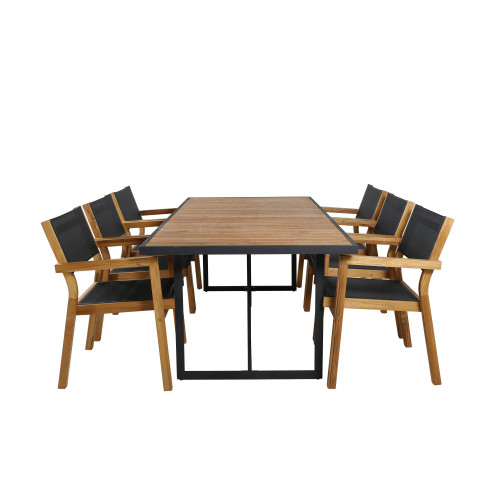 Venture Home Khung Matbord med Venice Stolarna