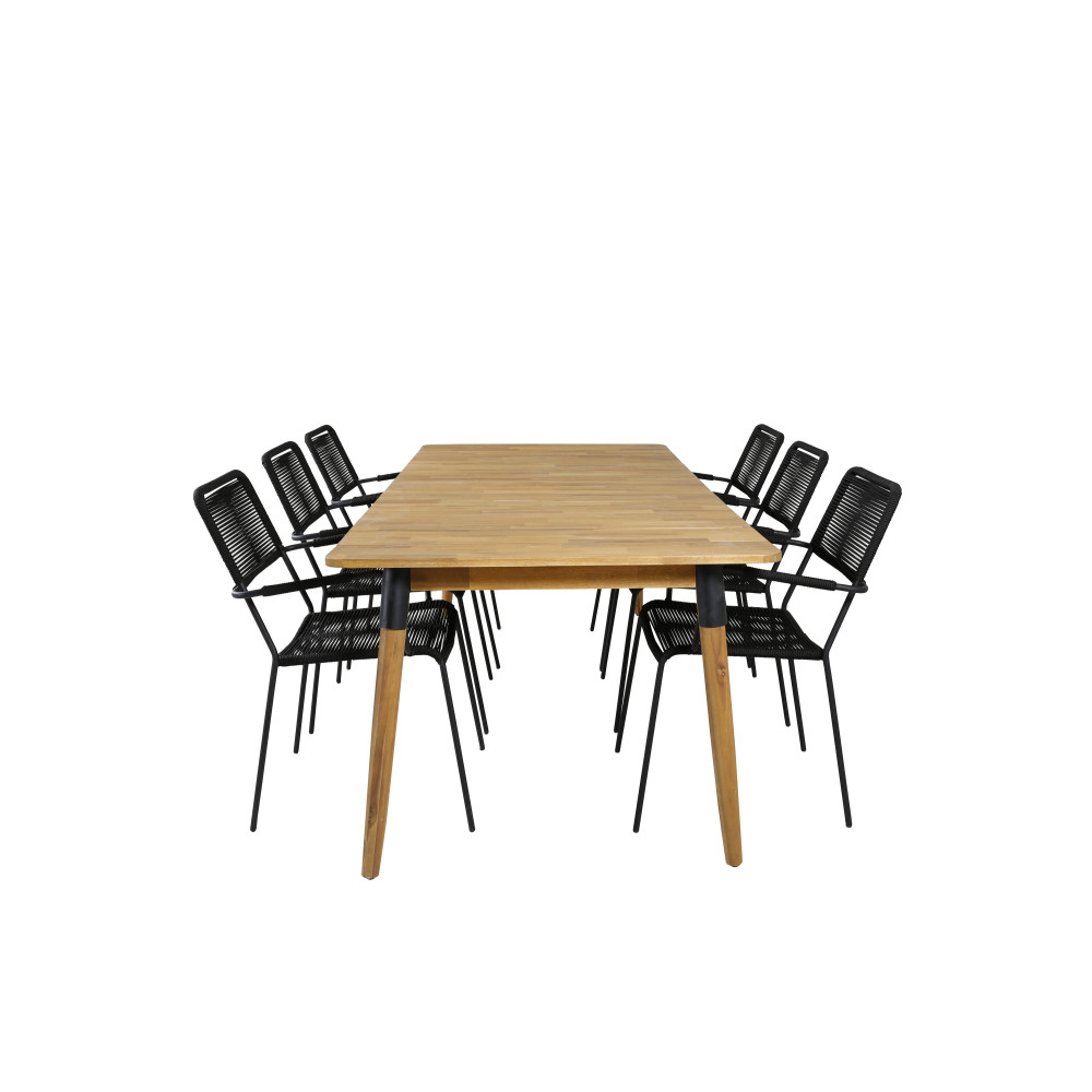 Produktbild för Julian Matbord med Lindos Stolarna
