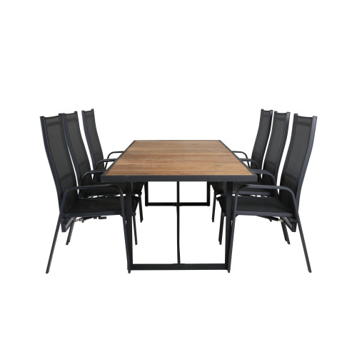 Venture Home Khung Matbord med Copacabana Stolarna