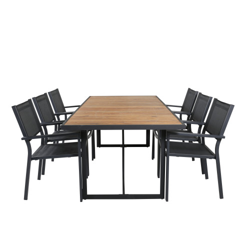 Venture Home Khung Matbord med Copacabana Stolarna