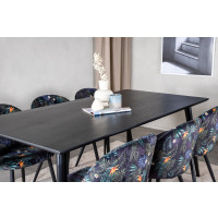 Produktbild för Dipp Matbord med Velvet Stolarna