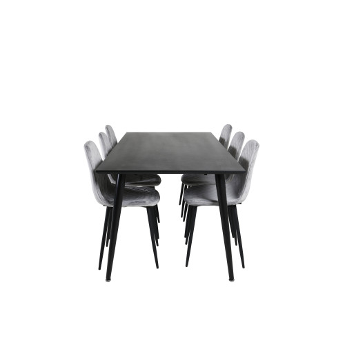 Venture Home Dipp Matbord med Polar Stolarna