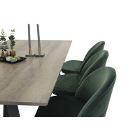 Produktbild för Marina Matbord med Velvet Stolarna
