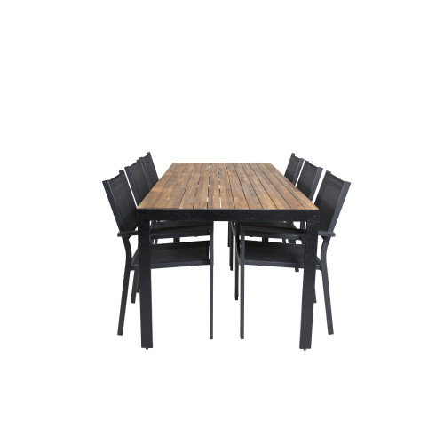 Venture Home Bois Matbord med Copacabana Stolarna