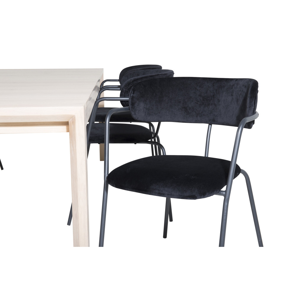 Produktbild för Slider Matbord med Arrow Stolarna