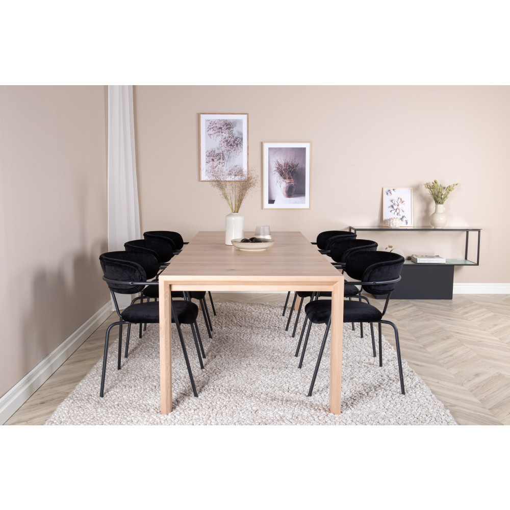 Produktbild för Slider Matbord med Arrow Stolarna