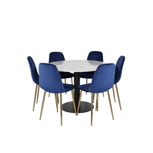 Venture Home Estelle Matbord med Polar Stolarna