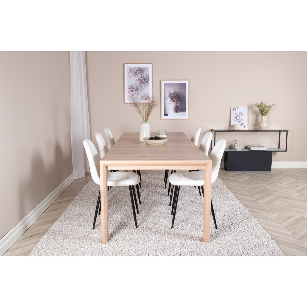 Produktbild för Slider Matbord med Polar Stolarna