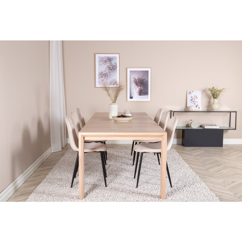 Produktbild för Slider Matbord med Polar Stolarna