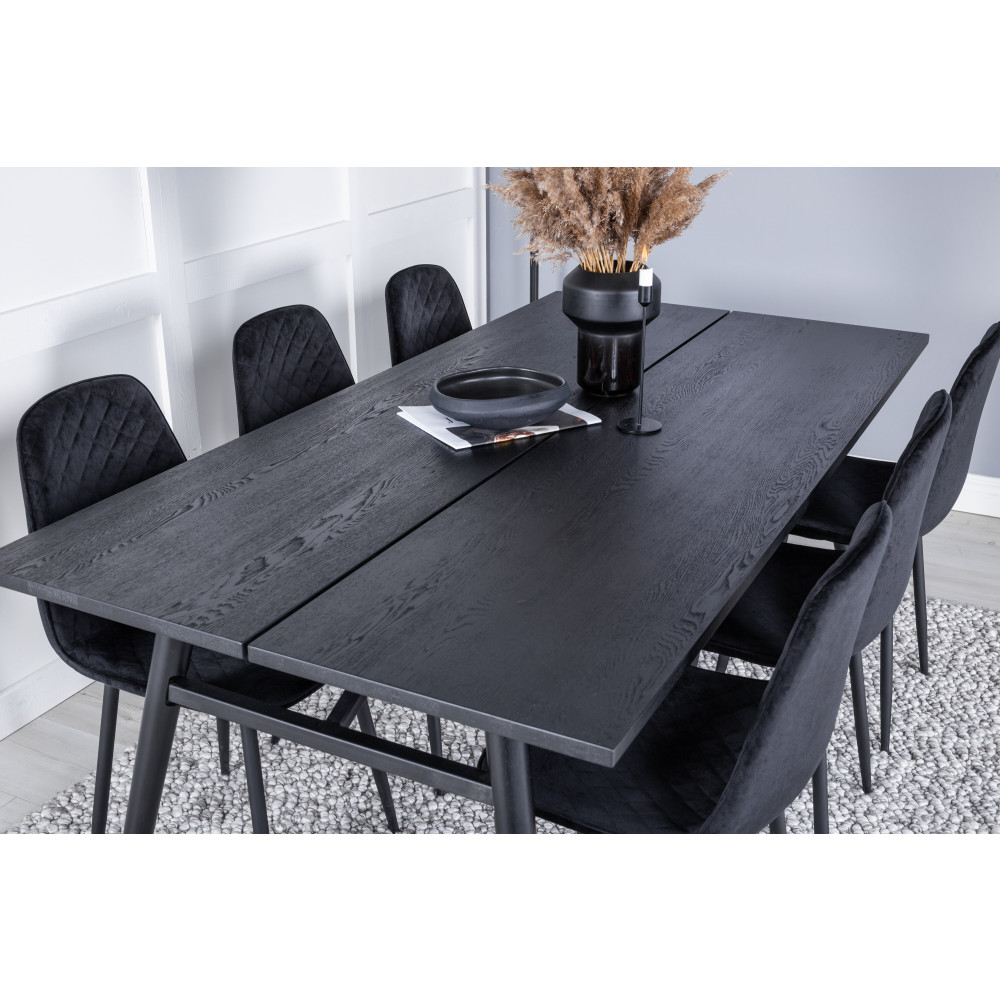 Produktbild för Sleek Matbord med Polar Stolarna