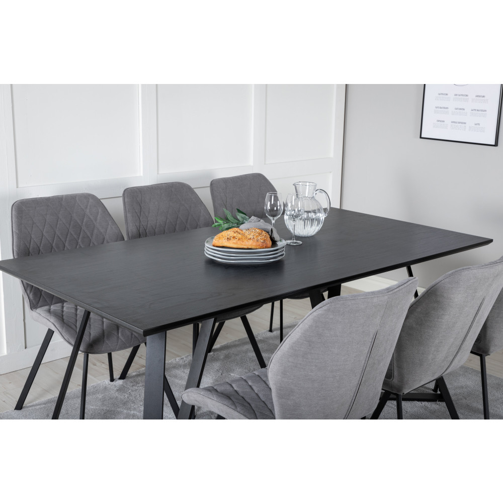 Produktbild för Marina Matbord med Gemma Stolarna