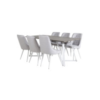 Produktbild för Marina Matbord med Velvet Deluxe Stolarna