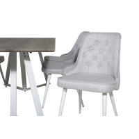 Produktbild för Marina Matbord med Velvet Deluxe Stolarna