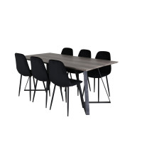 Produktbild för Marina Matbord med Polar Stolarna