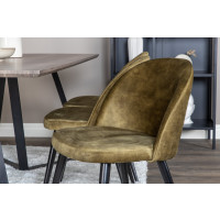 Produktbild för Marina Matbord med Velvet Stolarna