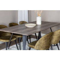 Produktbild för Marina Matbord med Velvet Stolarna