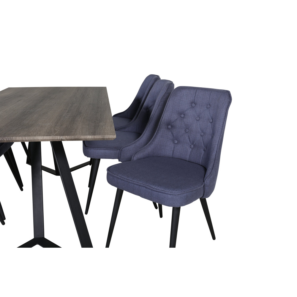 Produktbild för Marina Matbord med Velvet Deluxe Stolarna
