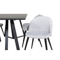 Produktbild för Marina Matbord med Velvet Stolarna