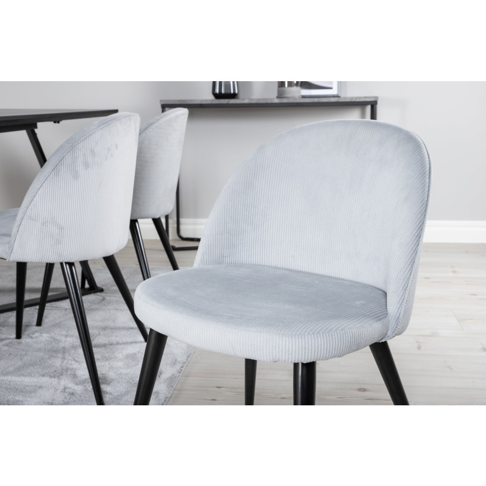 Produktbild för Marina Matbord med Velvet Stolarna
