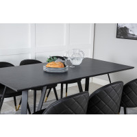 Produktbild för Marina Matbord med Velvet Stolarna
