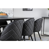 Produktbild för Marina Matbord med Velvet Stolarna