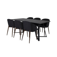 Produktbild för Marina Matbord med Arch Stolarna