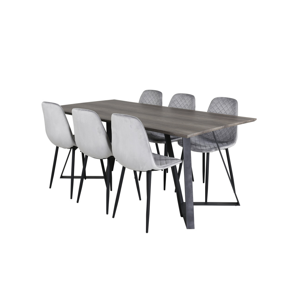 Produktbild för Marina Matbord med Polar Stolarna