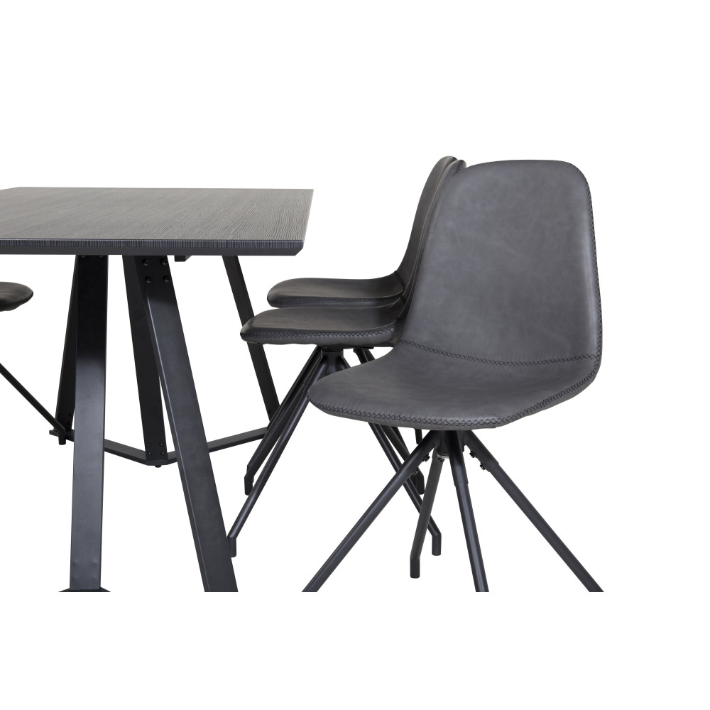 Produktbild för Marina Matbord med Polar Stolarna