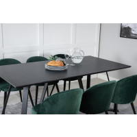 Produktbild för Marina Matbord med Velvet Stolarna