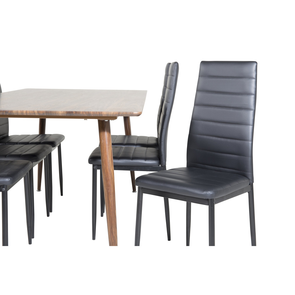 Produktbild för Polar Matbord med Slim Stolarna