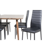 Produktbild för Polar Matbord med Slim Stolarna
