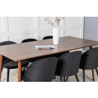 Produktbild för Polar Matbord med Velvet Stolarna