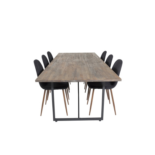 Venture Home Padang Matbord med Polar Stolarna