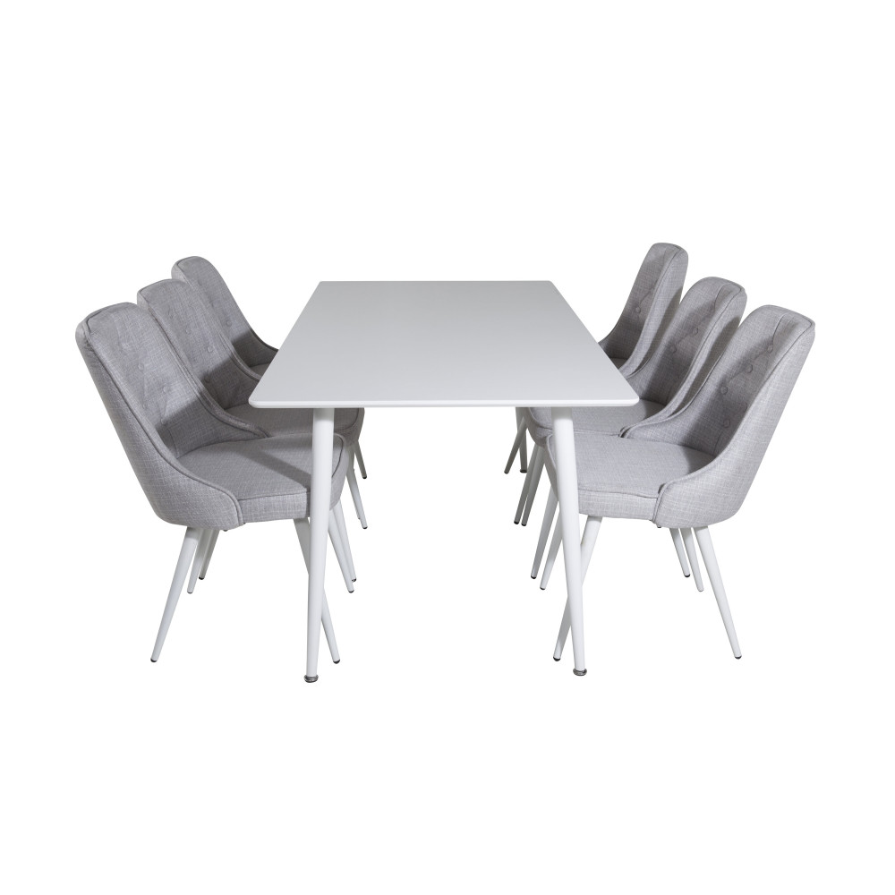 Produktbild för Polar Matbord med Velvet Deluxe Stolarna