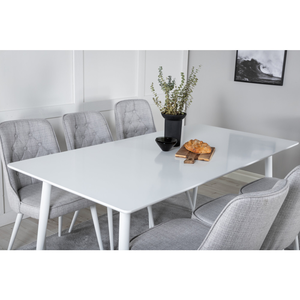 Produktbild för Polar Matbord med Velvet Deluxe Stolarna